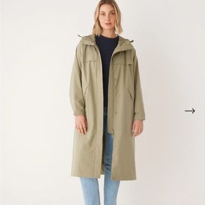 Frank and Oak - The Anorak Rain Jacket in Weeping Willow